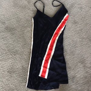 Sugar Lips 😎 navy fun dress with stripes 🇺🇸